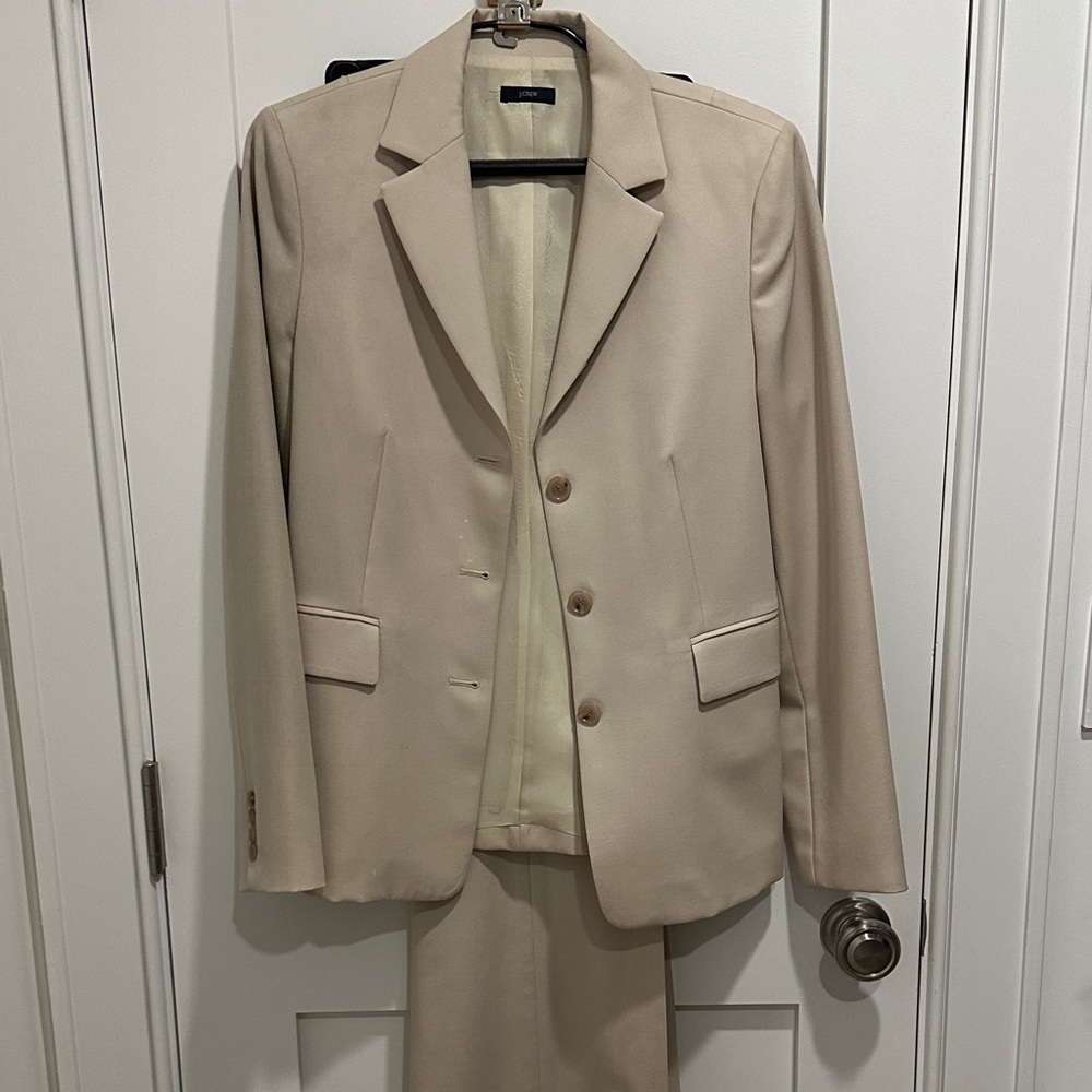 Classic Beige J Crew Women’s Suit
